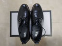 海瀾之家HLA皮鞋男士經(jīng)典正裝商務(wù)尖頭結婚德比鞋HAAPXM3DBA188 黑色39 曬單實(shí)拍圖