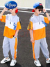 G.DUCKKIDS品牌童裝男童短袖套裝兒童夏季新款中大童男孩帥氣休閑兩件套潮 桔色 170 曬單實(shí)拍圖