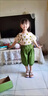 迪士尼女童圓點(diǎn)套裝洋氣時(shí)髦夏季2024新款兒童女寶寶夏裝休閑兩件套夏裝 綠色 90 建議80-90cm1歲半-2歲cm 曬單實(shí)拍圖