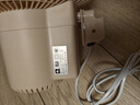 駱駝電風(fēng)扇家用電扇臺式多功能小型風(fēng)扇學(xué)生宿舍桌面風(fēng)扇可搖頭靜音辦公室桌面臺扇 米色臺扇【搖頭/2檔位】 標(biāo)配【1.3米電源線】 曬單實拍圖