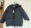 優(yōu)衣庫童裝男童女童高性能復合連帽外套/保暖厚衣服473309 09 黑色 120 曬單實(shí)拍圖