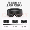 樂(lè)凱奇（LECAGE）摩托車(chē)風(fēng)鏡頭盔護(hù)目鏡男女復(fù)古機(jī)車(chē)騎行鏡防風(fēng)防曬近視風(fēng)鏡 無(wú)框變色片（日夜兩用） 曬單實(shí)拍圖