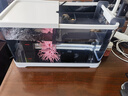 闊庭（KUOTING）魚龜混養(yǎng)缸烏龜專用缸升降爬臺(tái)家用客廳辦公室生態(tài)造景過(guò)濾缸白色 曬單實(shí)拍圖