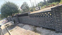 清水墻砌墻青磚古建黏土燒制95磚四合院磚矮圍墻機(jī)制85磚老式藍(lán)磚 機(jī)制青磚100*200*50mm（不包郵） 曬單實(shí)拍圖