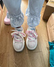 OLJ奢侈高端品牌小白鞋子女2025新款夏季時(shí)尚百搭厚底增高休閑鞋 冰藍(lán)粉色 37 曬單實(shí)拍圖
