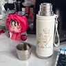BEMEGA鈴蘭花純鈦保溫杯女士男高顏值2025新款泡茶水杯子七夕情人節(jié)禮物 鈴蘭鎏光【雙層純鈦+高檔禮裝】 曬單實(shí)拍圖