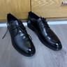 七匹狼（SEPTWOLVES）品牌皮鞋男春季商務(wù)正裝真皮輕奢軟底德比鞋定制增高新郎結婚鞋 黑色 41 (260mm) 【標準皮鞋尺碼】 曬單實(shí)拍圖