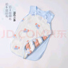 格格親嬰兒護肚子防踢被新生兒純棉紗布寶寶睡袋夏季春秋睡衣兒童 【前6后1】藍色云朵 100碼推薦59-90cm1.5歲內(nèi)可用 曬單實拍圖