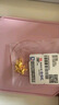 周大生黃金吊墜女足金獨角獸掛墜配項鏈3D硬金生日禮物送女友 足金獨角獸吊墜(贈銀鏈） 1.00g 曬單實拍圖
