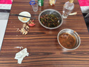 折疊桌家用小戶(hù)型餐桌正方形桌木簡(jiǎn)易飯桌麻將桌吃飯桌子小方桌 棕木紋色80方桌烤漆鐵架 曬單實(shí)拍圖