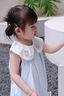 班喜迪女童連衣裙夏季2025新款洋氣女寶寶公主裙無(wú)袖裙子兒童背心裙夏裝 藍(lán)色 100 曬單實(shí)拍圖