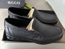 愛步（ECCO）樂福鞋男 軟底輕盈一腳蹬豆豆鞋 S 輕巧莫克540514 黑色40 曬單實拍圖