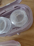 LESCA LUNETIER隱形眼鏡清洗器全自動(dòng)清洗電動(dòng)美瞳盒子角膜塑形OK鏡清洗還原儀器 存洗2合1-丁香紫（送電池） 曬單實(shí)拍圖