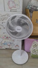 美的（Midea）【超級(jí)單品】七葉輕音立式電風(fēng)扇家用柔風(fēng)落地扇臺(tái)式桌面小型風(fēng)扇大風(fēng)量節(jié)能搖頭宿舍電扇 SAF30AB 曬單實(shí)拍圖
