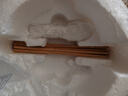 肅匠陶瓷餐具簡約盤子碗套裝純白釉下彩餐具套裝釉下彩碗碟套裝微波爐 山田16件套(4碗4盤4勺4筷) 16頭 曬單實拍圖