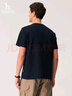 哈吉斯（HAZZYS）男裝外套面包服羽絨服ASFZU0BDX08 黑色BK 170/92A46 曬單實(shí)拍圖