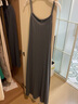 妙奕嘉吊帶連衣裙女夏季純欲裙子新款氣質(zhì)女神范長(cháng)裙到腳踝顯瘦遮肚修身 吊帶長(cháng)裙【灰色】 L 【建議105-115斤】 曬單實(shí)拍圖