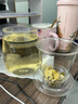 物生物（RELEA）茶杯男女士茶水分離杯玻璃杯帶過(guò)濾水杯辦公泡茶杯子耐高溫花茶杯 曬單實(shí)拍圖