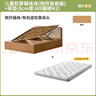 源氏木語(yǔ)兒童家具實(shí)木兒童箱體床男孩女孩臥室氣壓橡木簡(jiǎn)約收納床小戶(hù)型側開(kāi)儲物床 軟靠箱體床(側開(kāi)有底板)+床墊 1500mm*2000mm 曬單實(shí)拍圖