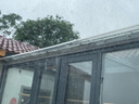 睿鷹無(wú)支架雨棚隱形無(wú)聲透明窗戶(hù)陽(yáng)臺屋檐防雨擋板家用擋雨板遮陽(yáng)雨搭 尺寸40*120cm透明（立面安裝） 曬單實(shí)拍圖