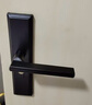 虎頓（HOTUN）可調(diào)節(jié)室內(nèi)門鎖單舌木門房間門鎖不銹鋼臥室門鎖黑色KTS01-HDK 曬單實(shí)拍圖