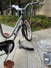 【京東物流】成人自行車(chē)24寸26寸男女式大學(xué)生通勤變速代步腳踏車(chē) 輕便自行車(chē) 星空黑 單速充氣胎高配 24英寸 曬單實(shí)拍圖