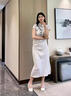 鉑吶苓瑪麗珍高跟鞋女2025年夏季仙女優(yōu)雅法式粗跟高跟鞋配裙子旗袍單鞋 瑪麗珍高跟鞋-杏色【37】 曬單實(shí)拍圖
