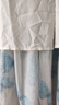 德瑪納【蝴蝶哲學(xué)】秋都市優(yōu)雅風(fēng)輕薄雪紡印花褶裥腰帶中長(zhǎng)連衣裙女 曬單實(shí)拍圖