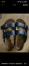 BIRKENSTOCK勃肯德國進口男女款經典舒適百搭輕便Arizona雙扣拖鞋 黑色窄版51793 37 曬單實拍圖