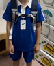 YALOTT【雅蘭特】深圳校服小學(xué)速干衣夏運動服親膚透氣清爽舒適夏季柔軟 速干版小學(xué)夏運套裝（男） 速干上衣+高級版短褲 130 曬單實拍圖