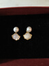 優(yōu)奢庫真淡水珍珠耳釘銀針?lè )烂舳鷫嬇牙掀啪掳俅钶p奢高級感禮物耳飾 淡水珍珠一貝子耳釘 曬單實(shí)拍圖