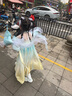 今兮古兮女童漢服連衣裙2025春季超仙小女孩六一中秋兒童中國風(fēng)公主裙 曬單實(shí)拍圖