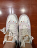 耐克NIKE女休閑板鞋空軍一號 AIR FORCE 1運動鞋IB8874-111粉白38.5 曬單實拍圖