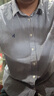 哈吉斯（HAZZYS）男裝 夏季襯衣男泡泡紗清爽格子短袖襯衫男ATCZK1BBF51 曬單實(shí)拍圖
