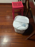美的（Midea）泡腳桶按摩足浴盆加熱自動(dòng)按摩洗腳盆泡腳盆理療恒溫高深桶生日禮物送男女友長(zhǎng)輩ZL305極地白 曬單實(shí)拍圖