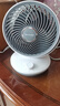夏普（SHARP)小風(fēng)鈴空氣循環(huán)扇電風(fēng)扇家用小型桌面臺(tái)式宿舍臥室辦公室靜輕音抑菌扇葉搖頭臺(tái)扇PJ-CA230B-A 曬單實(shí)拍圖