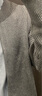 優(yōu)衣庫男裝/男女同款圓領(lǐng)針織開(kāi)衫/長(cháng)袖毛衣毛衫外套479731 04 煙灰色 M /170/92A 曬單實(shí)拍圖