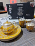 簡先生敦煌文創(chuàng)鎏銀功夫茶具套裝喬遷新居禮物送老師領導中秋伴手禮 【龍騰四海茶壺套組禮盒裝 】一 曬單實拍圖