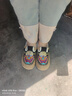 娟的絹 刺繡民族風(fēng)女鞋復(fù)古手工布鞋亞麻透氣一腳蹬懶人女單鞋繡花布鞋 黑色 38 曬單實(shí)拍圖