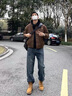VETECOCOFF高端牛仔褲男春秋夏季潮流美式復(fù)古直筒男褲寬松闊腿高級(jí)感長(zhǎng)褲子 懷舊色 XL （建議120-140斤） 曬單實(shí)拍圖