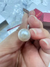 京潤珍珠吊墜女楚遠S925銀淡水珍珠項鏈大顆粒珍珠送長輩生日實用禮物 曬單實拍圖