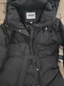 鴨鴨羽絨服女中長款反季冬季新款韓版潮流小個子寬松連帽加厚保暖外套 黑色 L 曬單實拍圖