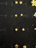 中鑫珠寶星辰璀璨黃金小耳釘足金鑲嵌莫桑石五角星愛心方塊耳環(huán)送女神禮物 小星星金重0.43g 曬單實拍圖