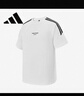 阿迪達(dá)斯 （adidas）男裝夏季舒適潮流時(shí)尚百搭圓領(lǐng)三條紋運(yùn)動(dòng)休閑短袖 L碼 曬單實(shí)拍圖