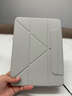 閃魔適用ipad air7/6保護套11英寸M3芯片2025/24款四邊磁吸拆分蘋果平板透明亞克力保護殼-灰色 曬單實拍圖