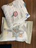 嫚熙（EMXEE）嬰兒浴巾 新生兒紗布超柔棉四季洗澡兒童專用 氣球島105*105cm 曬單實拍圖