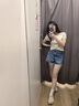 沐霓厚底云朵洞洞鞋女款夏季戶外花園鞋拖鞋女士軟底涼拖增高沙灘涼鞋 卡其 37-38 曬單實拍圖