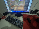 羅技（Logitech） K845機械鍵盤 有線全尺寸104鍵背光電競機械TTC軸辦公游戲鍵盤 臺式機筆記本男生女生 K845青軸-霜凍之藍 曬單實拍圖