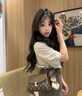 Chiecu Kscbn CK輕奢包包女包單肩包斜挎包女士新款印花小方包情人節(jié)生日禮物 咖啡色【精美禮盒裝】 送老婆送女友 曬單實拍圖
