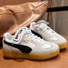 彪馬（PUMA）【德訓(xùn)鞋】復(fù)古魔術(shù)貼鞋舌T頭鞋女子休閑鞋PALERMO401679 灰色-黑色-03 38 曬單實(shí)拍圖
